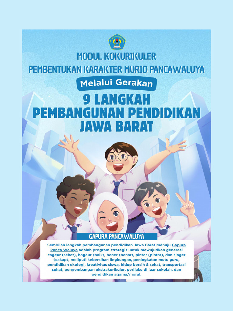 9 Langkah Pendidikan Karakter Jawa Barat | PDF
