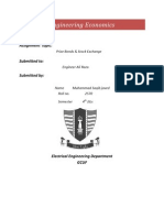 Engineering Economics: Assignment Topic