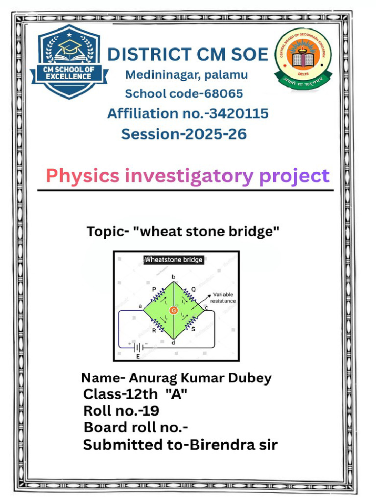 Practical File of Phy | PDF