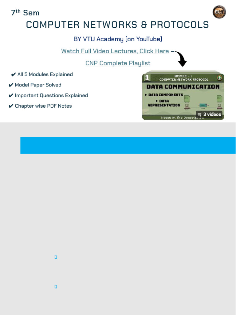 Computer Networks: Data-Link Layer Guide | PDF | Internet Protocols ...