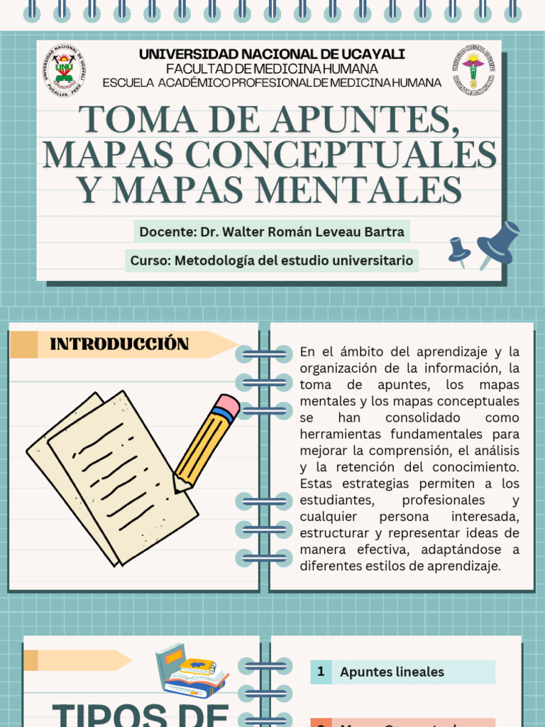 Toma de Apuntes, Mapas Conceptuales y Mapas Mentales | PDF ...