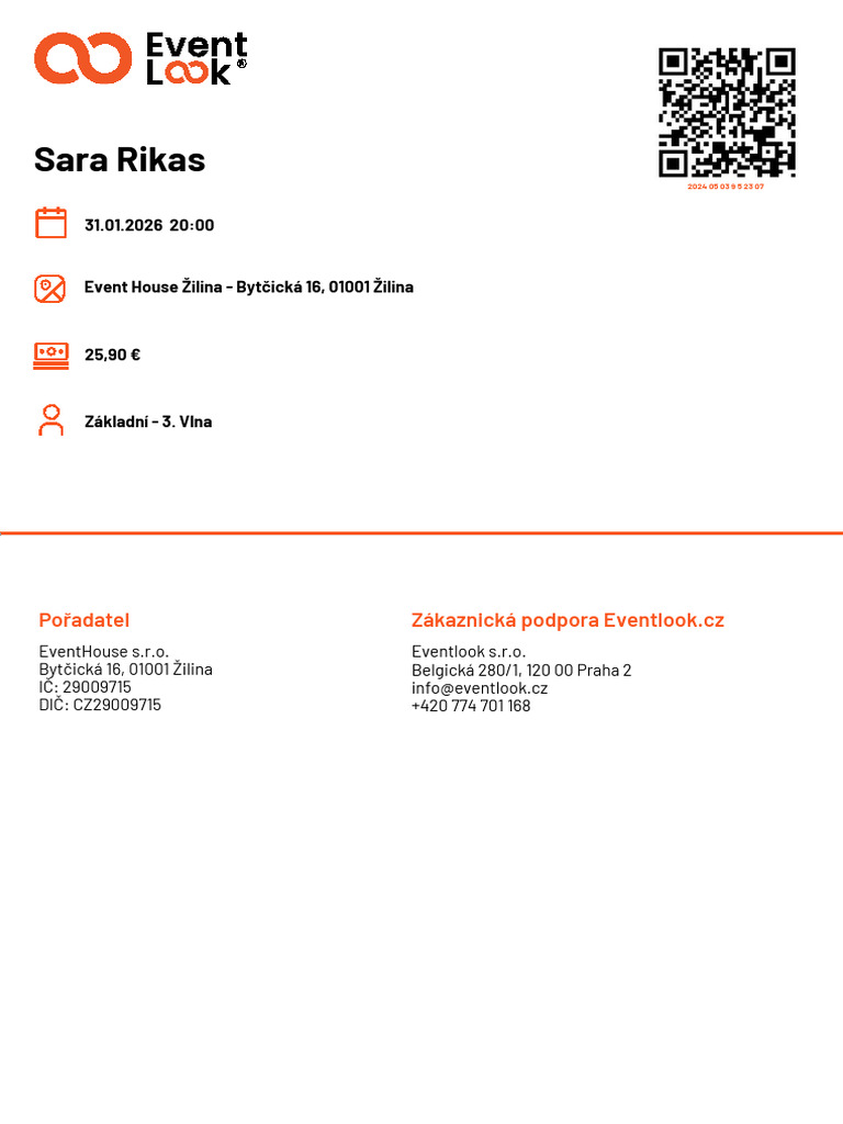 Sara Rikas - Eventlook | PDF