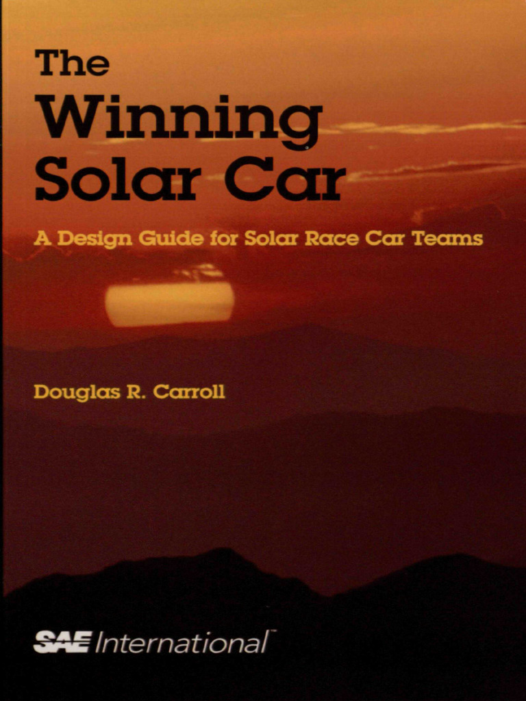 Solar Car Design Guide for Teams | PDF | Drag (Physics)