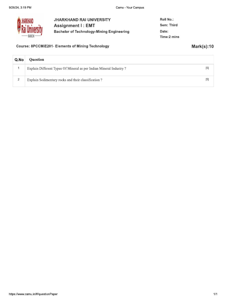 Assignment I Emt | PDF