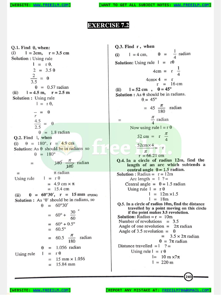 10th Maths Chap7 Ex 7.2 | PDF