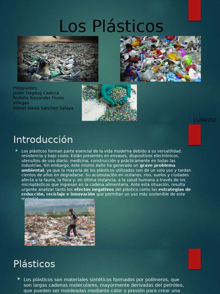 Los Plásticos | PDF | El plastico | Residuos