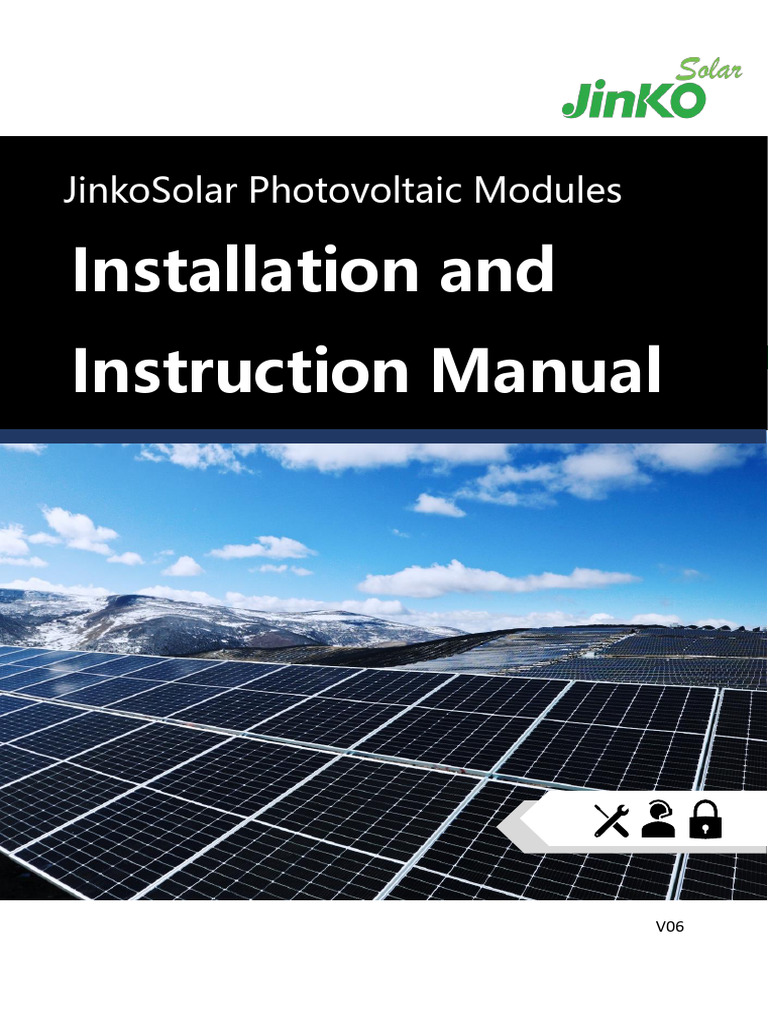 JinkoSolar PV Modules Installation Guide | PDF | Solar Panel ...