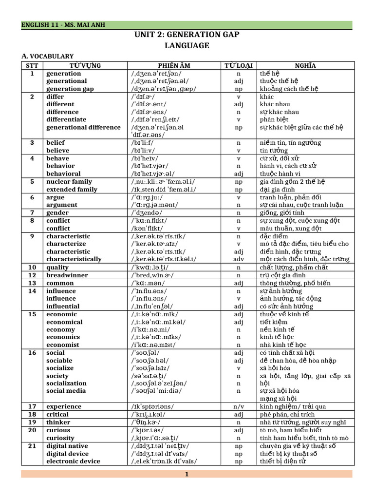 E11U2 - Language Student | PDF