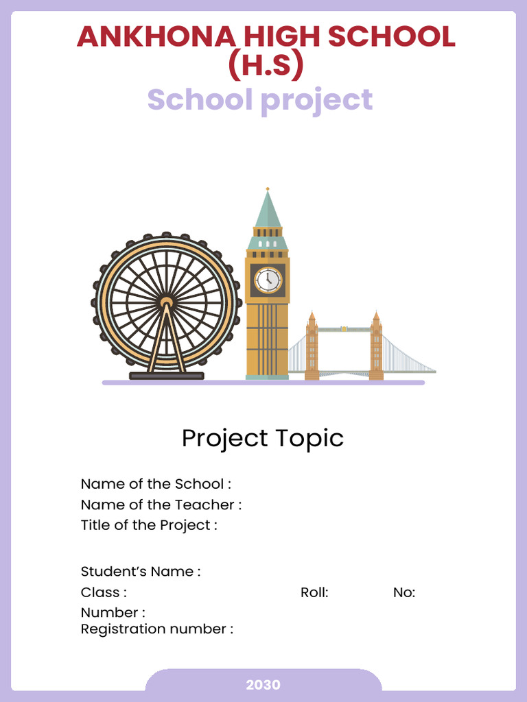 Ankhona High School Project Template | PDF