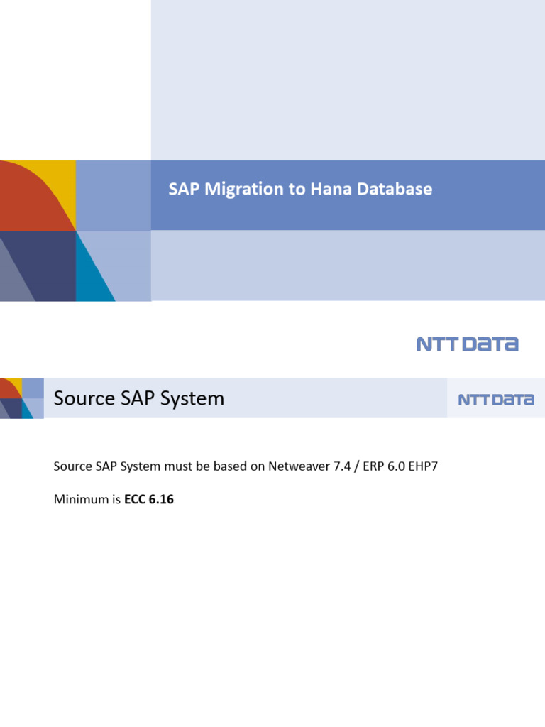 SAP ECC Migration to HANA Guide | PDF | Ibm Db2 | Databases