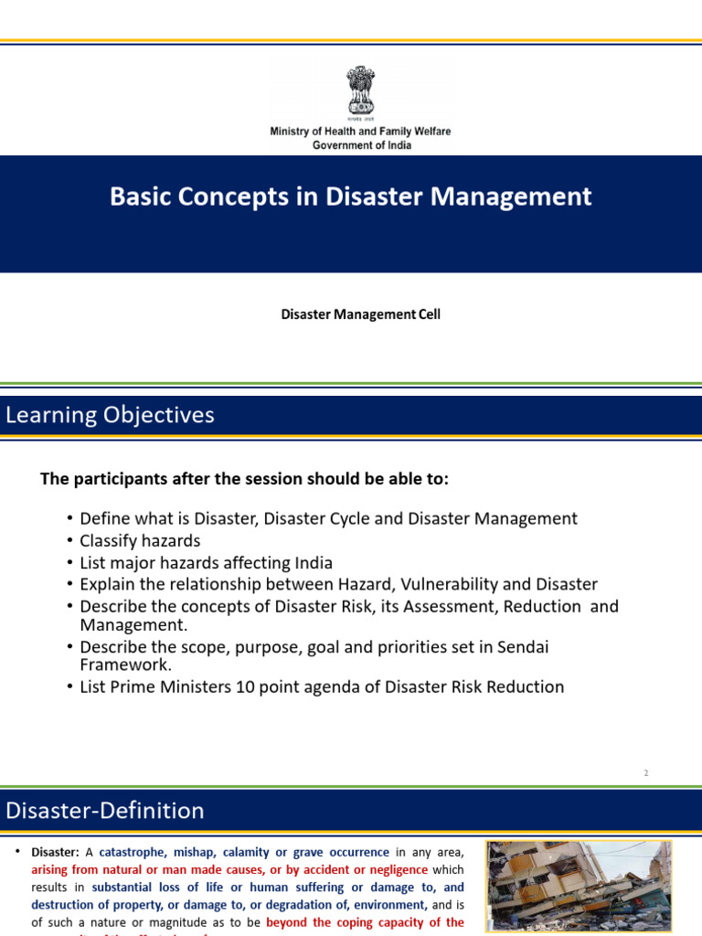 Understanding Disaster Management Basics | PDF | Natural Disasters ...