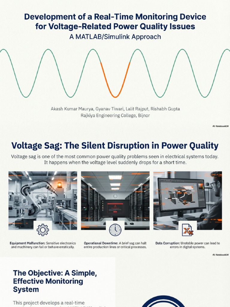 Voltage Sag Monitoring Using MATLAB Simulink | PDF