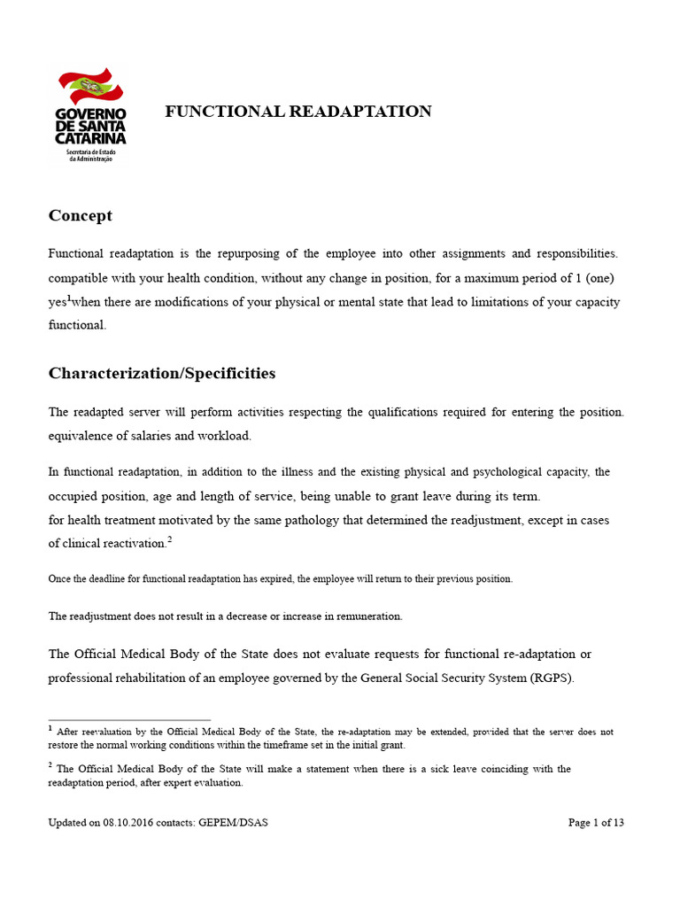 functional readaptation manual Santa Catarina | PDF | Physical ...