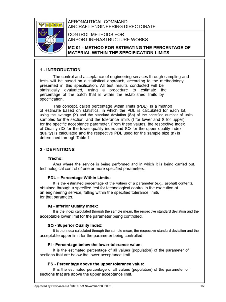 PDL Calculation Method for Airport Materials | PDF | Engineering ...