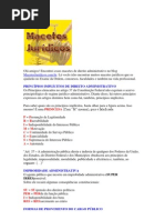 Macetes Direito Administrativo