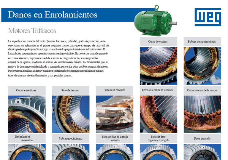 Diagnóstico de Fallas en Motores Trifásicos | PDF