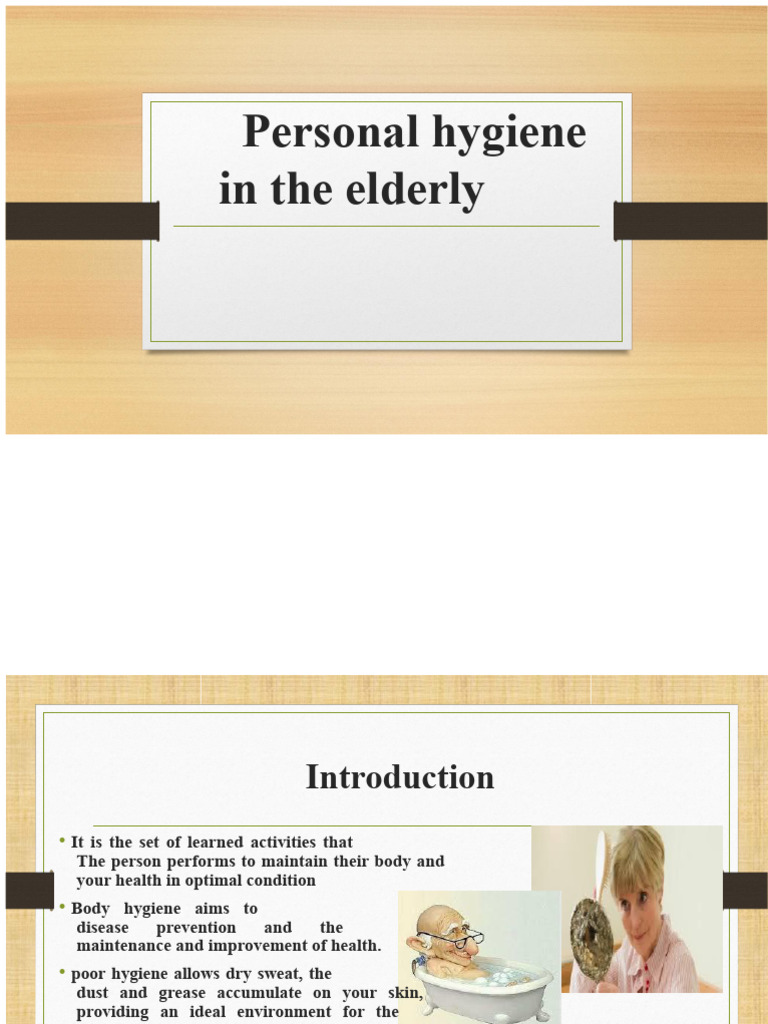 Essential Personal Hygiene for Seniors | PDF | Hygiene | Skin