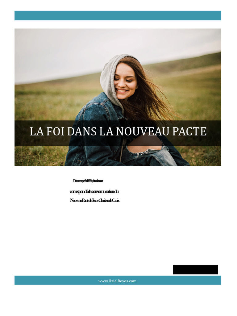 Comprendre la Foi du Nouveau Pacte | PDF | Dieu | Foi