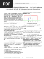 Análise de Aterramento em Solo Estratificado | PDF | Resistividade