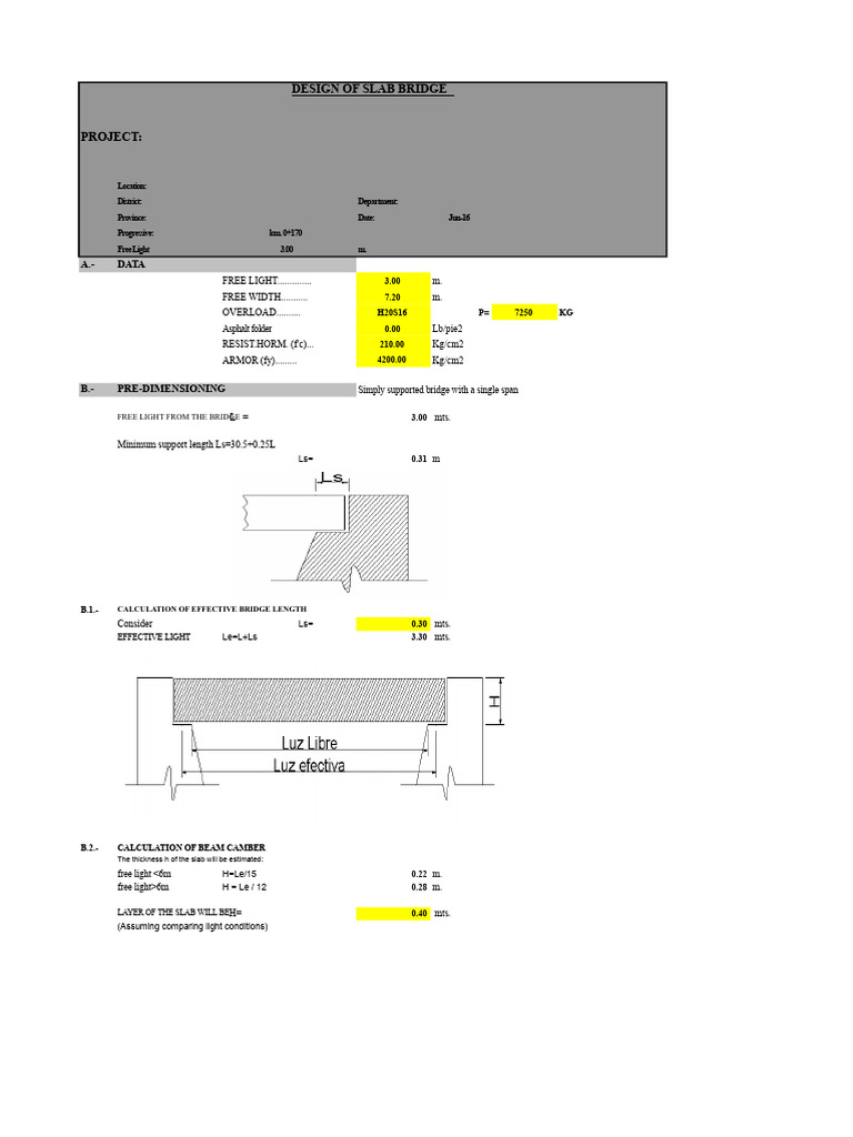Slab Bridge Design Specifications | PDF | Bridge | Structural Engineering