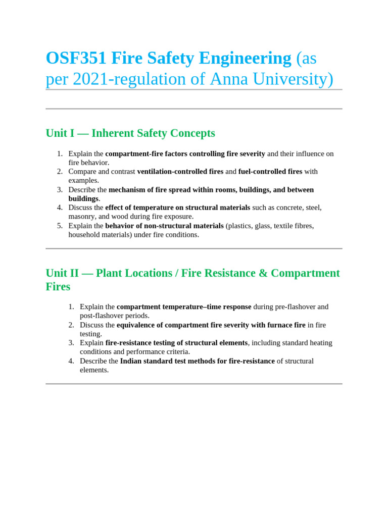 Fire Safety Engineering Concepts Guide | PDF | Fires | Combustion