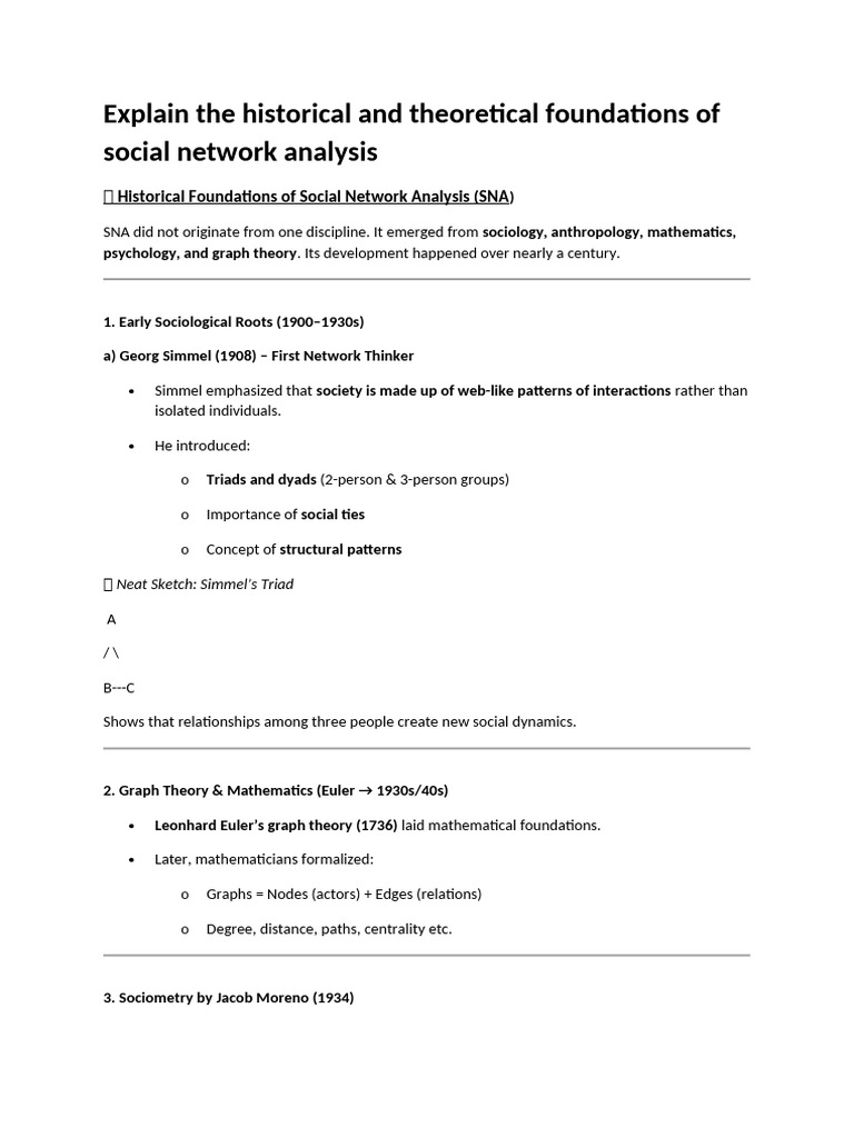 Foundations of Social Network Analysis | PDF | Social Network | Applied ...