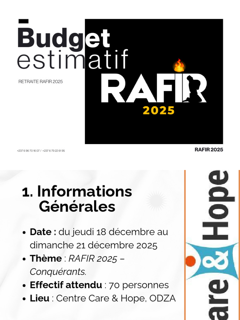 Budget prévisionnel Retraite RAFIR 2025 | PDF | Échecs | Théorie (échecs)