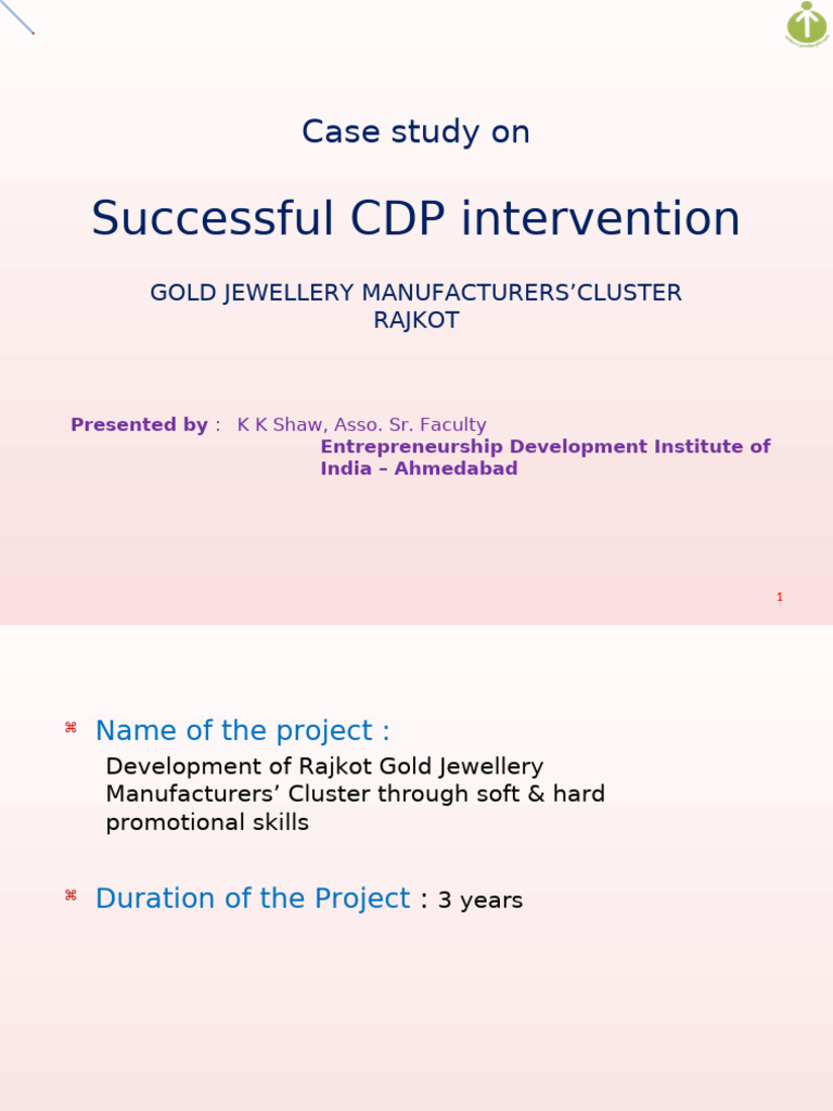 Successful CDP Intervention-KKS | PDF | Soldering | Gold