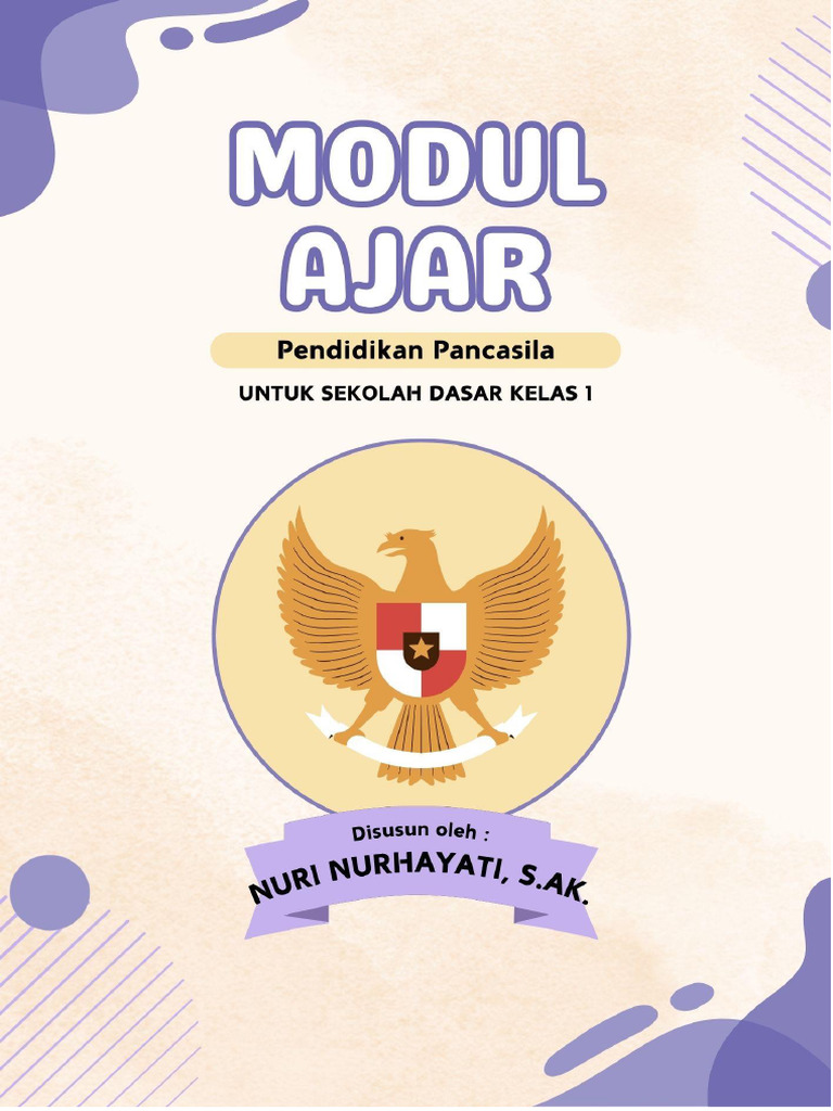 Modul Ajar Pendidikan Pancasila Kelas 1 SDN Haurngombong II | PDF