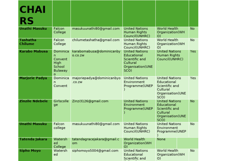 MUN Delegate Participation Overview | PDF | United Nations Environment ...