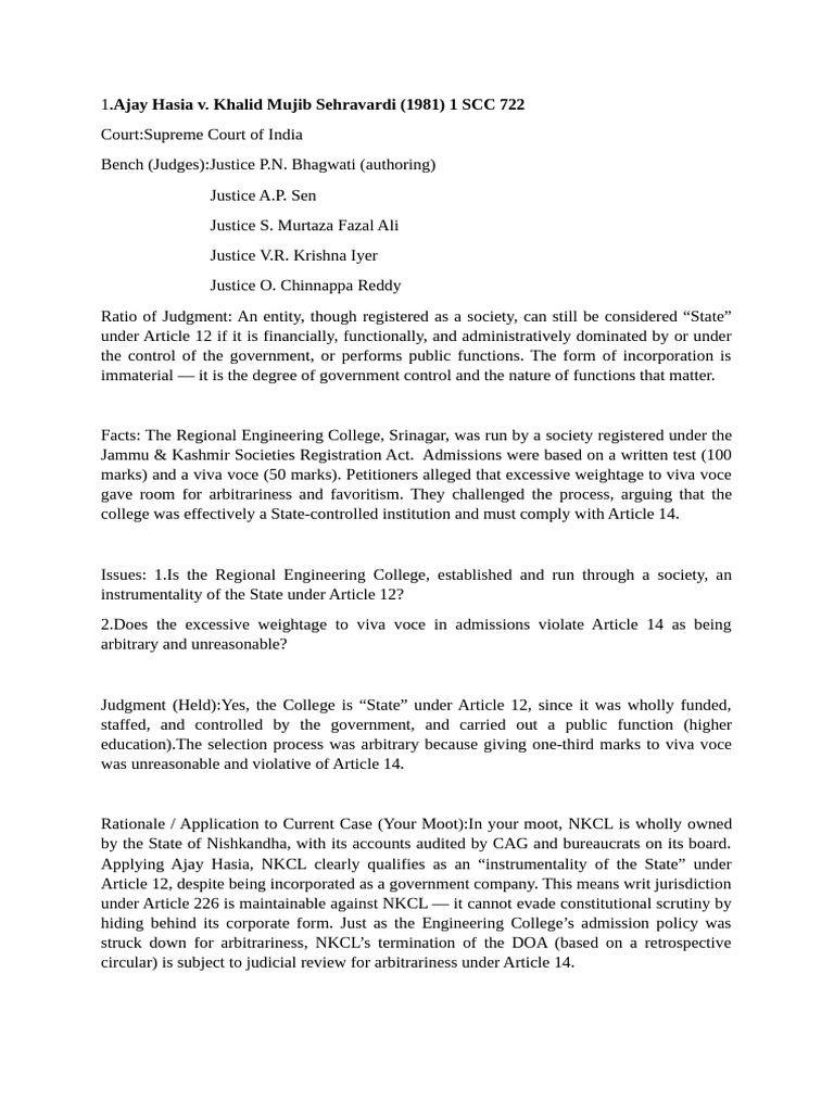 Supreme Court on State Instrumentalities | PDF | Supreme Court Of The ...