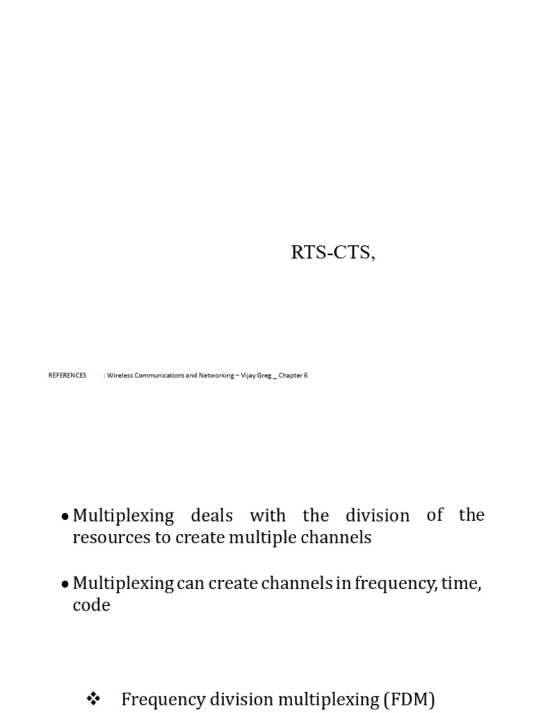 Random Access Systems & WiFi Protocols | PDF | Ieee 802.11 | Channel ...