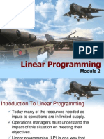 Linear Programming Model 2 MBA