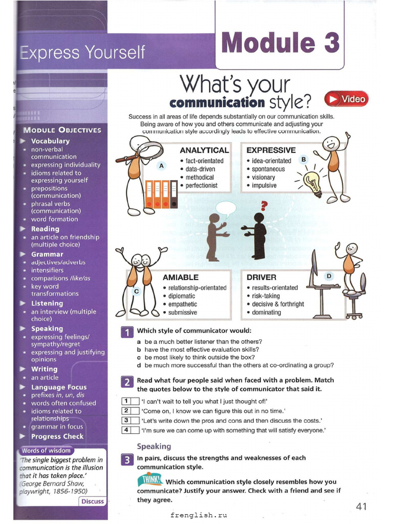 Module 3 - Express Yourself | PDF