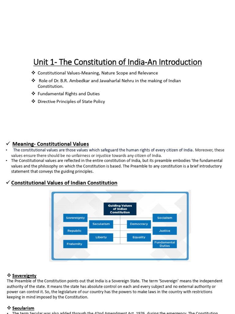 Overview of India's Constitution and Values | PDF | Habeas Corpus ...