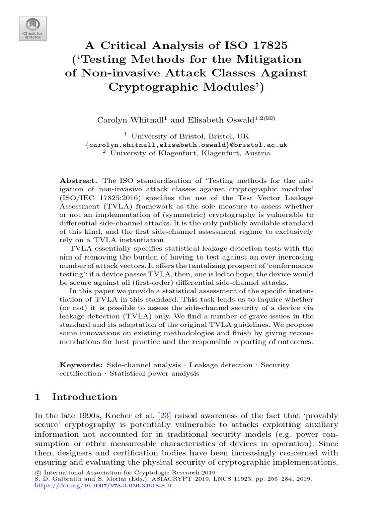 978-3-030-34618-8_9 | PDF | Type I And Type Ii Errors | Statistics