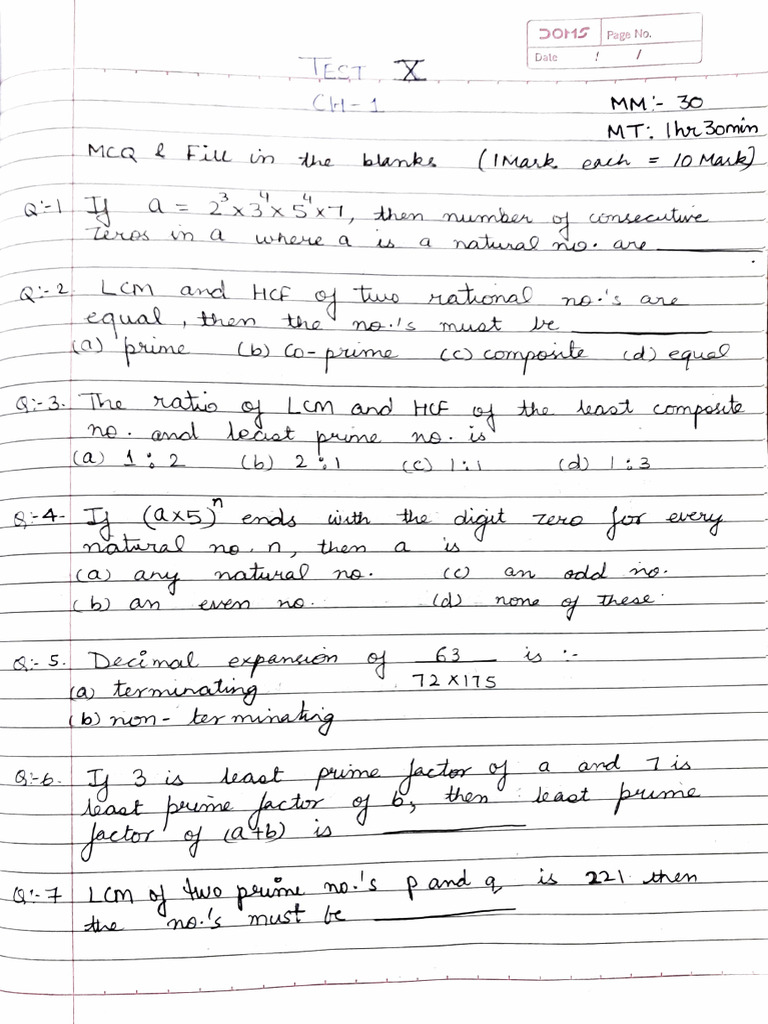 X Test CH1 | PDF