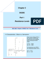 SEE 2063 Chapter 2 DIODE Resistance Levels and Equivalent Circuits