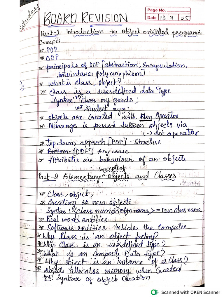 Computer Revision Notes | PDF