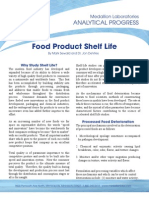 Food Product Shelf Life: Analytical Progress