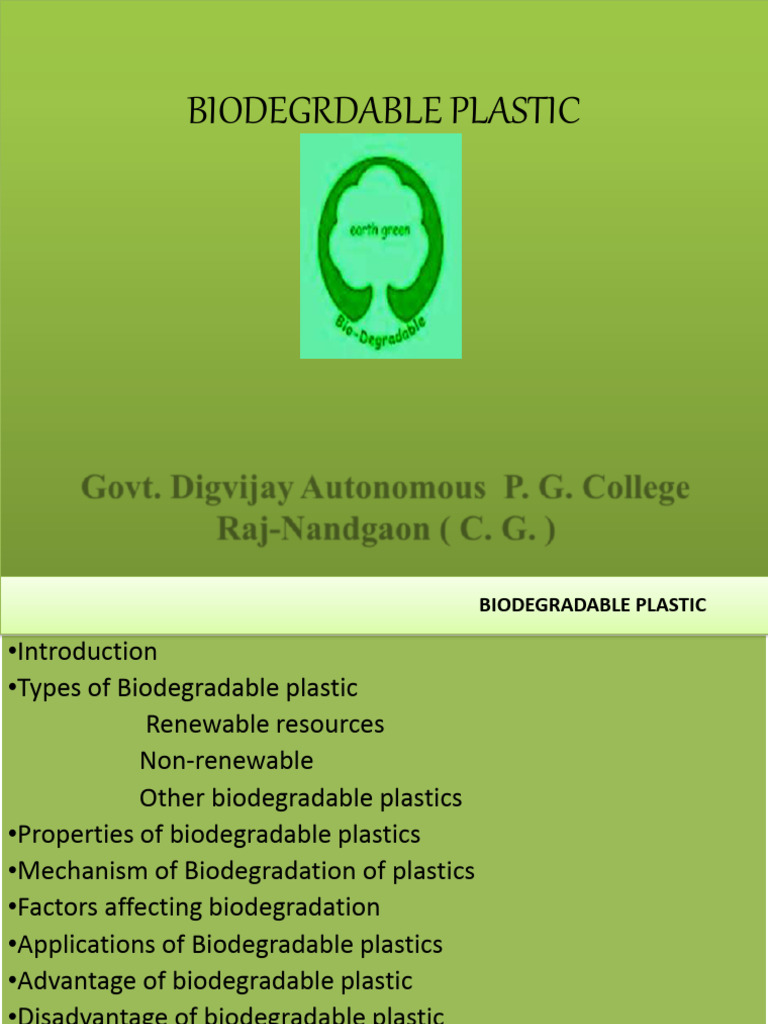 Biodegradableplastic 200505175253 | PDF | Biodegradation | Plastic