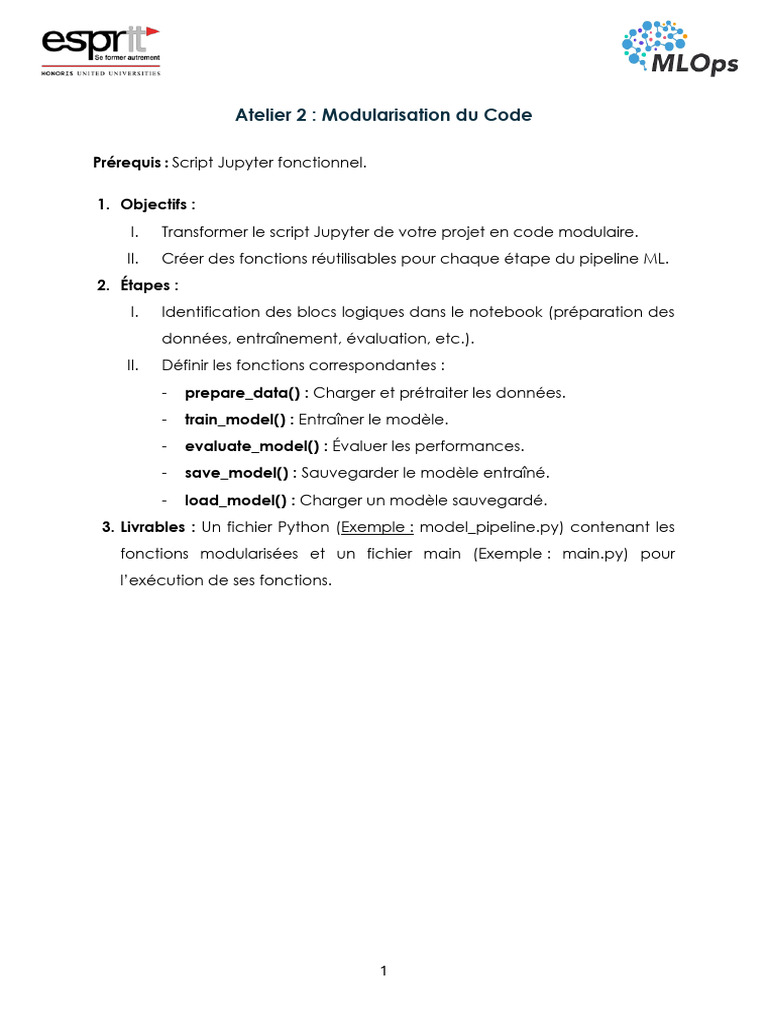 Modularisation d'un Script Jupyter ML | PDF | Python (Langage de ...