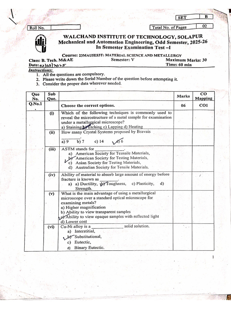 ISE Papers MSM | PDF