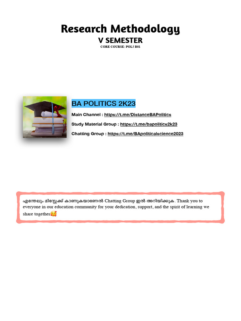 2 Mark Research Methodology | PDF