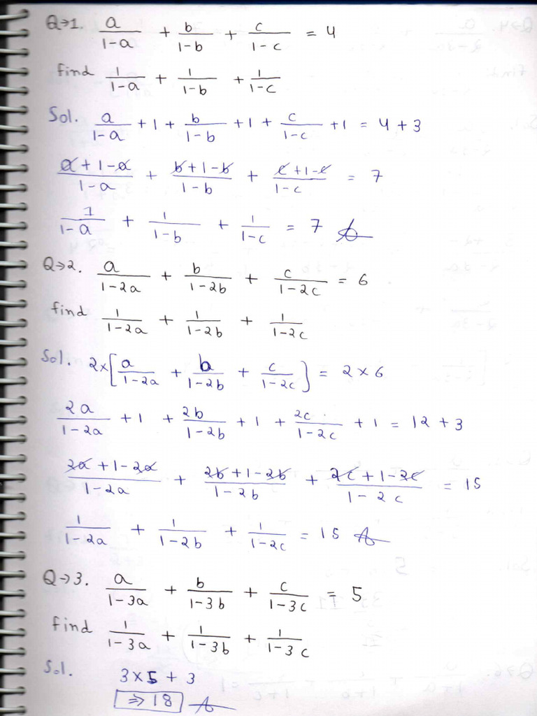 Algebra Part 8 Practice Questions | PDF