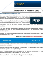 Rational Numbers On A Number Line