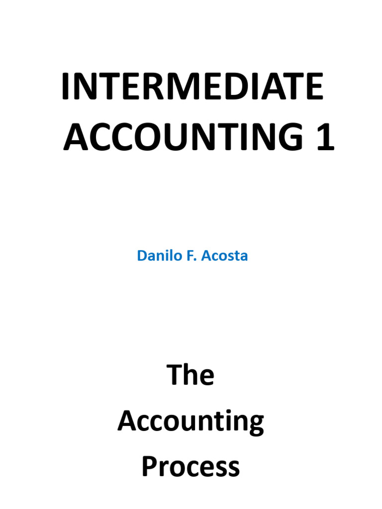 Understanding the Accounting Process | PDF | Debits And Credits ...