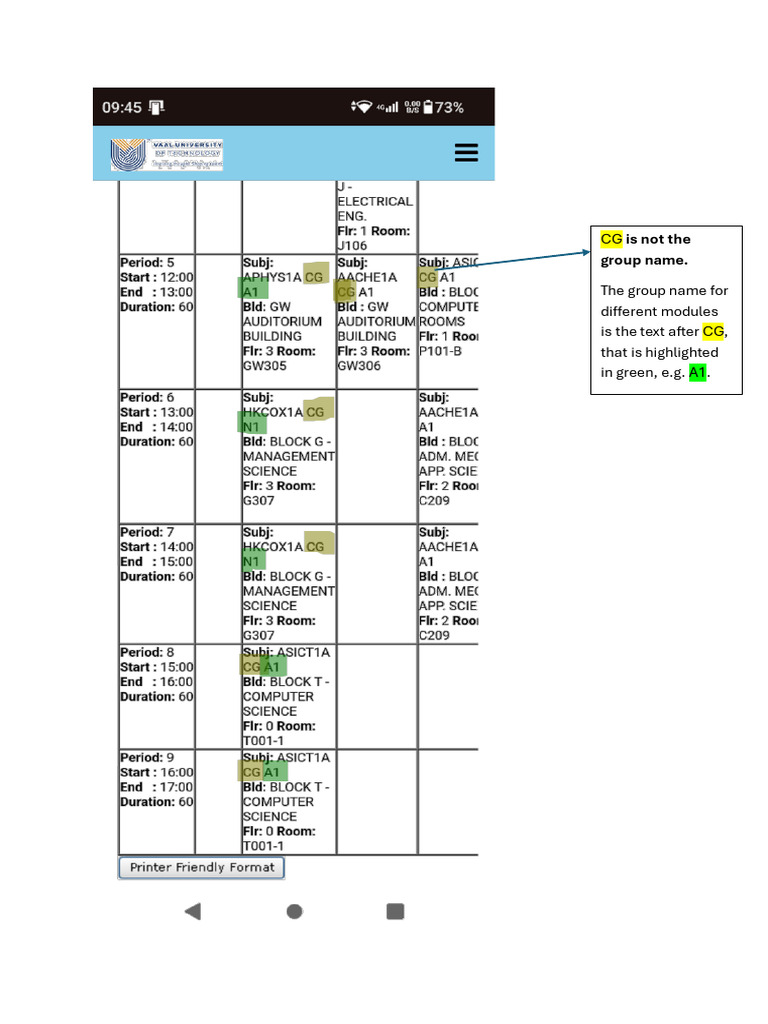 Timetable Demonstration | PDF