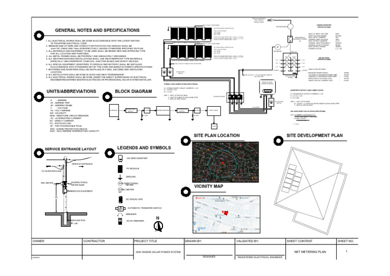 Solar Power System Service Entrance Guide | PDF | Photovoltaic System ...