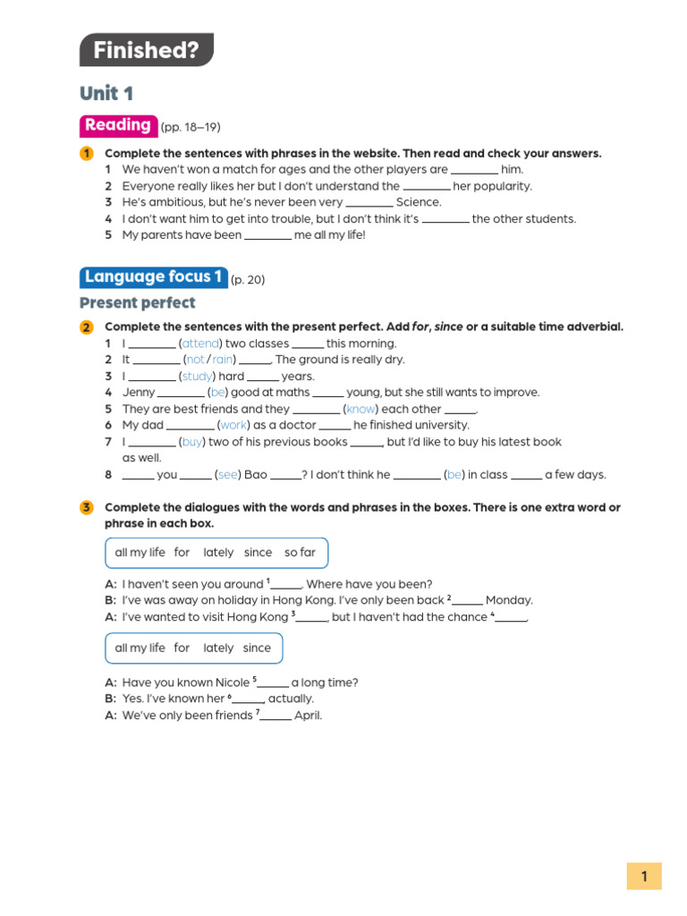 English Language Practice Exercises | PDF | Linguistic Typology | Syntax